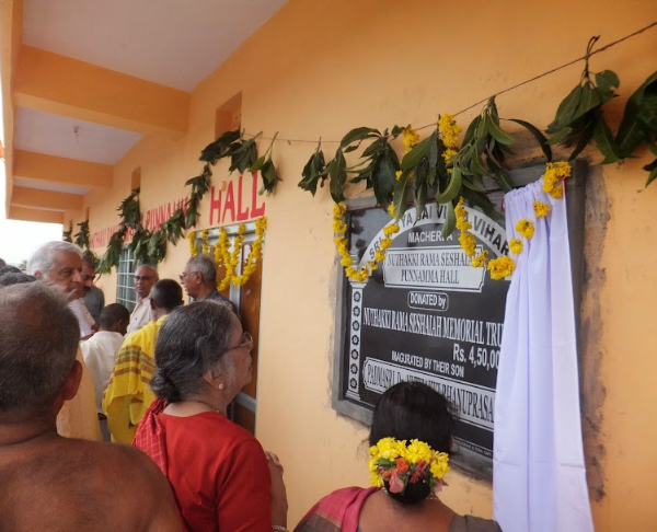 Inauguration of High School Building 9